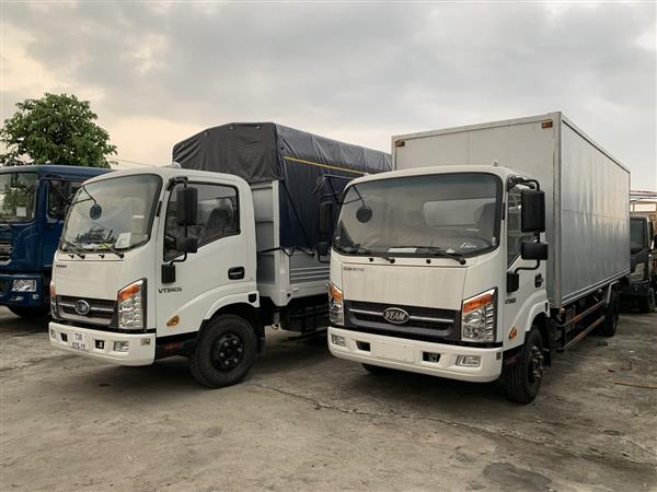 VT340-1, tải trọng 3.49 tấn, thùng 6m2 & 6m3, máy Isuzu